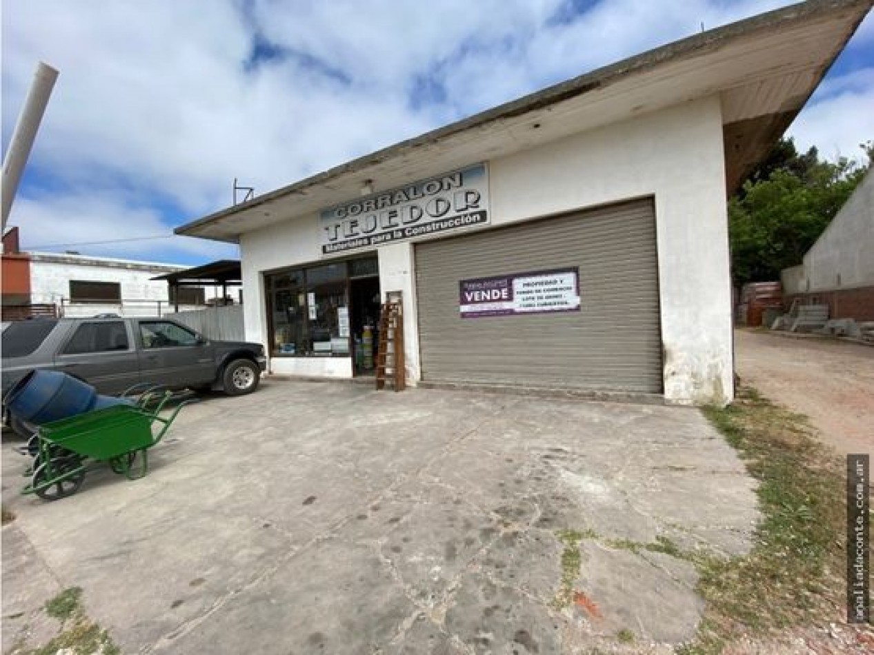 CORRALON DE MATERIALES ZONA NORTE 35 ANOS DE TRAYECTORIA. Fondo de comercio y propiedad.