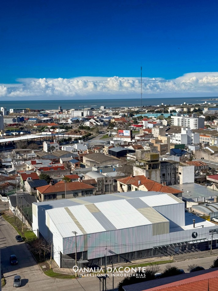 Excelente departamento 4 amb todo externo con cochera en zona Puerto