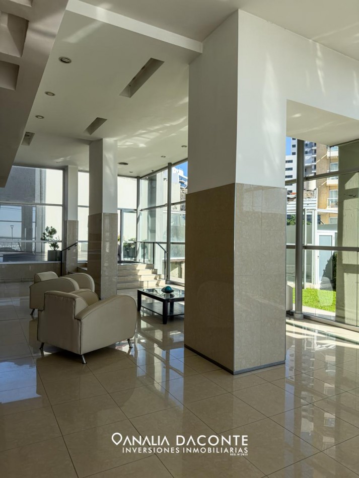 Depto 3 amb frente al mar. Amoblado. Maral 50