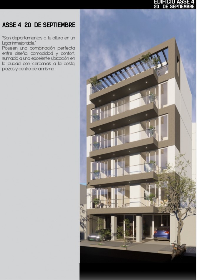 Departamentos  a estrenar de 1, 2 y 3 ambientes