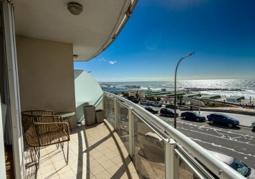 Depto 3 amb frente al mar. Amoblado. Maral 50